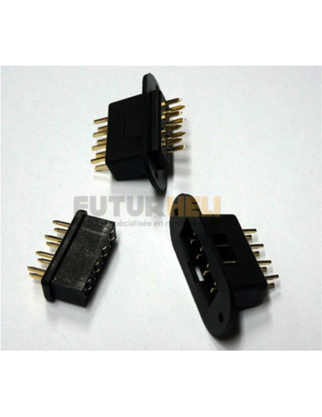 Connecteur d'aile 8 pin 2 paires Emcotec A85310