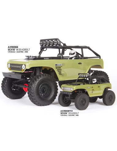 Axial SCX24 Deadbolt vert RTR Complet AXI90081T2