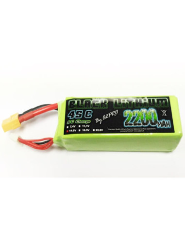 Batterie lipo 2200 mAh 4S 35C Black Lithium