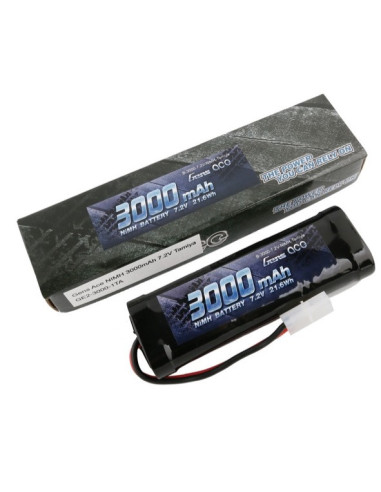 Batterie 3000 mAh Nimh 7,2v prise Tamiya Gens ace