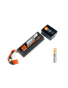 Set Batterie lipo 5000 Mah 2S 7,4V 50C + Chargeur Smart S150 en 220v