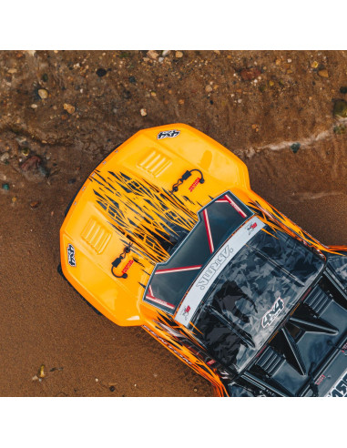 Arma Santon 3S brushless 4WD Short course Orange/noir+avec radio