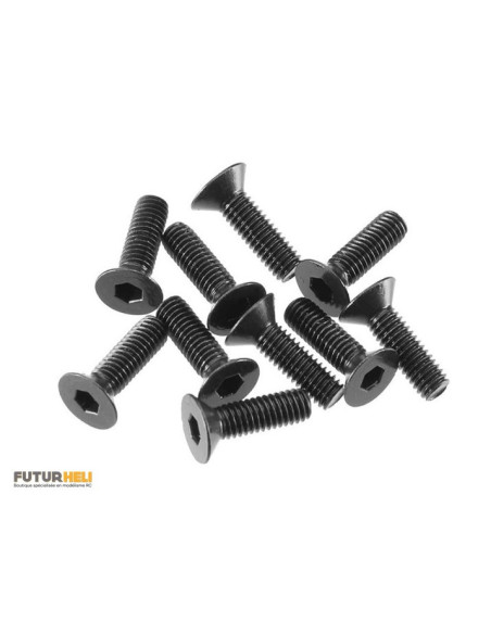 Arrma vis 3x10 mm (x10) tête fraisée BTR