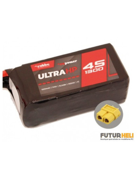 Lipo 1300 mah 14,8v 4s 50c prise XT60