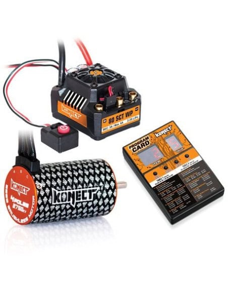 Combo brushless 1/10 80A moteur 2750 KV + Carte