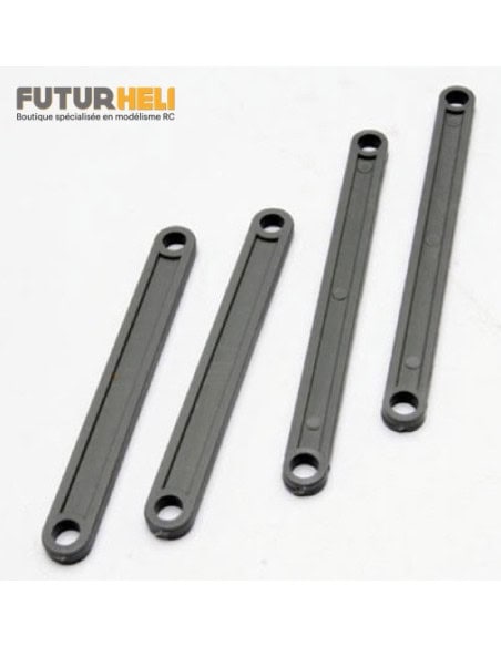 Traxxas 3641A bielettes de carrossage grise Av+Ar