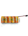 Batterie 4400 Mah Nimh 6v prise servo