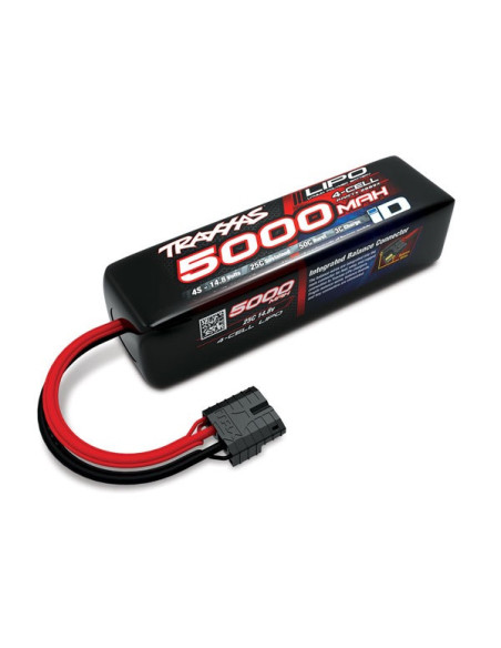 Traxxas lipo 5000 mAh 4S 14,8v prise Traxxas ID