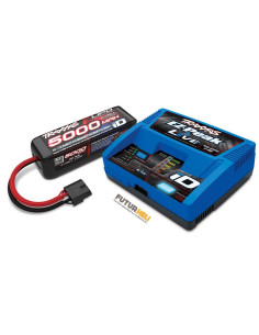 Traxxas Chargeur live 2971G+batterie lipo 5000 mah 4S