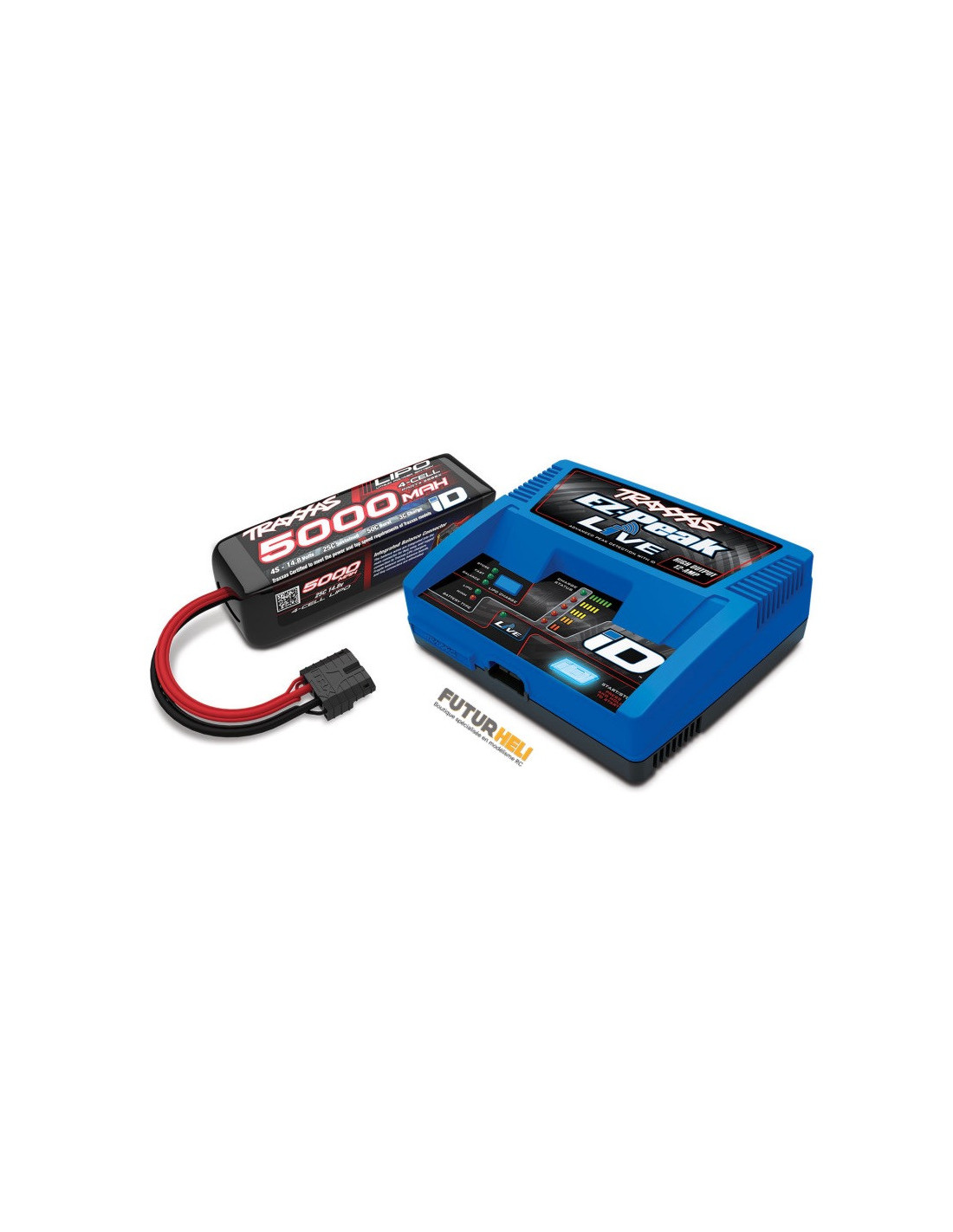 achat Traxxas Chargeur live 2971G+batterie lipo 5000 mah 4S