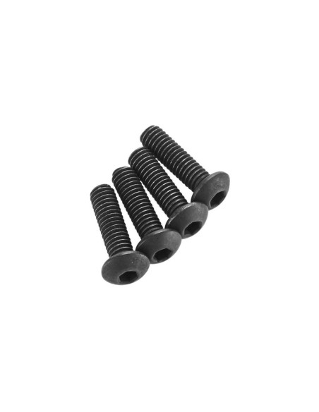 Arrma vis M4x14mm (x4) 6 pans creux tête bombée