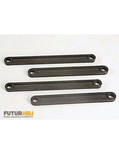 Traxxas 3641 bielettes de carrossage noir Av+Ar