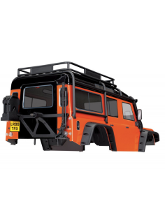 Traxxas carrosserie Orange Complète Defender Land Rover 2