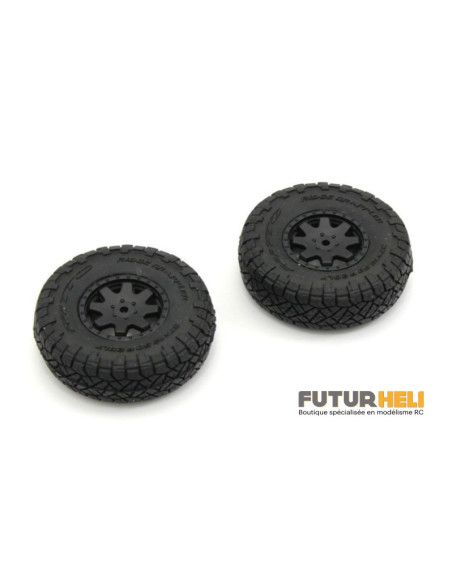 Kyosho Mini-Z 4x4 Mx01 pnues montés collés (x2)