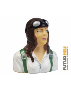 Pilote feminin Jeanette Hauteur 75mm