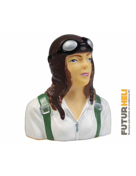 Pilote feminin Jeanette Hauteur 75mm