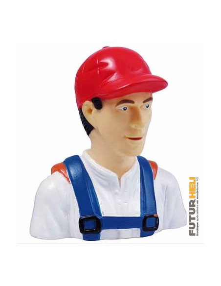 Buste pilote Pierre Hauteur 80mm