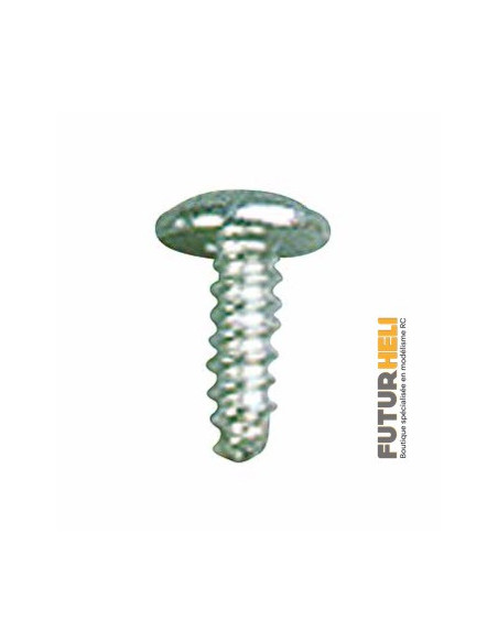 Vis 2,2 x 6,5  (10 pièces) tête bombé cruciforme