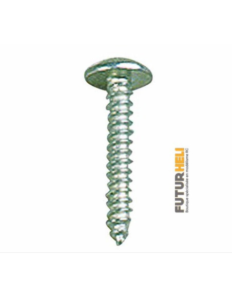 Vis 2,2 x 13  (10 pièces) tête bombé cruciforme