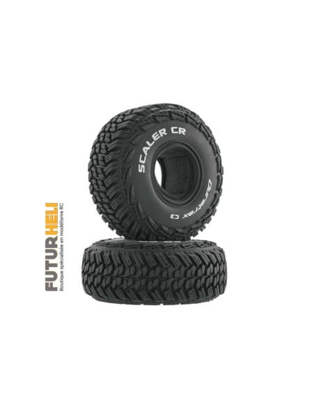 Duratrax pneus (x2) Scale CR 1.9" Crawler C3