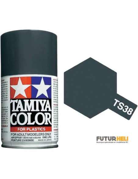 Tamiya TS38 gris acier brillant 85038