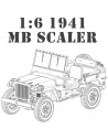 Jeep 1941 Artr 1/6eme + radio Rochobby