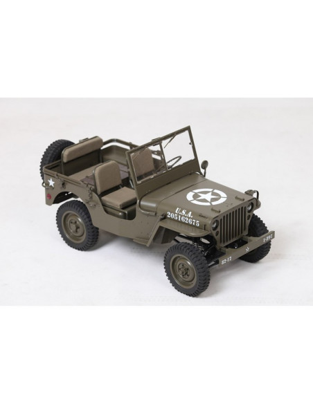 Jeep 1941 Artr 1/6eme + radio Rochobby