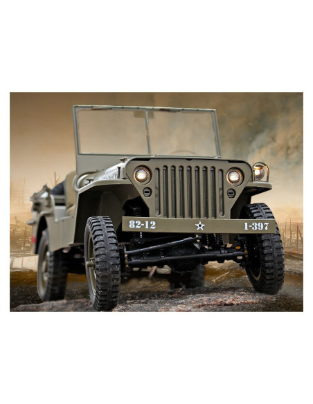 Jeep 1941 Artr 1/6eme + radio Rochobby