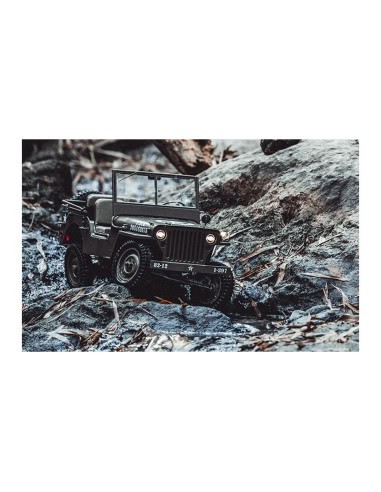 Jeep 1941 Artr 1/6eme + radio Rochobby