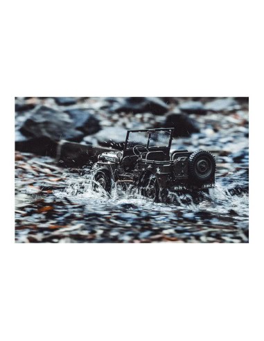 Jeep 1941 Artr 1/6eme + radio Rochobby