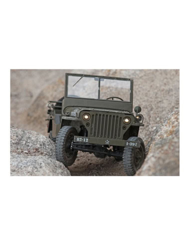 Jeep 1941 Artr 1/6eme + radio Rochobby