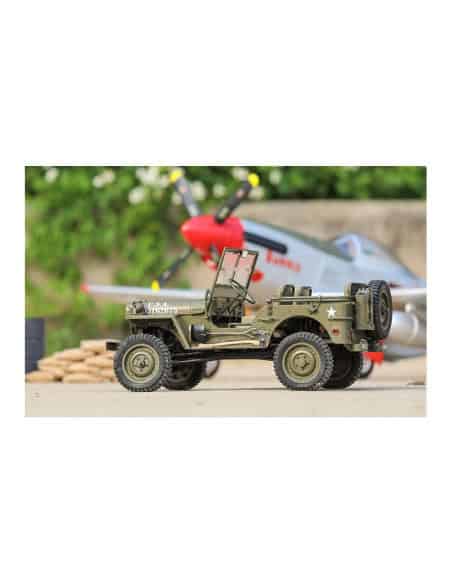 Jeep 1941 Artr 1/6eme + radio Rochobby