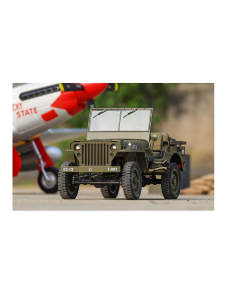 Jeep 1941 Artr 1/6eme + radio Rochobby