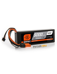 Spektrum Lipo 5000 mAh 2S 7,4v 50C pise IC5 HardCase