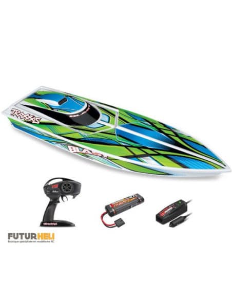 Traxxas Blast Offshore (L603mm) complet 38104-1-GRN