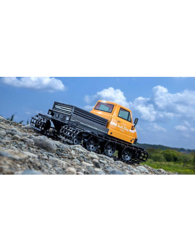 Kyosho Trail King 1/12eme jaune  complet + Radio + batterie + chargeur 34903T1B