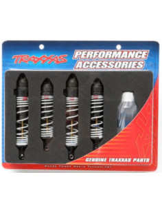 Traxxas 5862 Amortisseurs gros volumes complet AV et AR (4) + huile