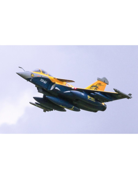 FMS Dassault Rafale turbine 80mm PNP + Gyro reflex