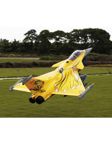 FMS Dassault Rafale turbine 80mm PNP + Gyro reflex