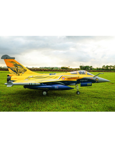 FMS Dassault Rafale turbine 80mm PNP + Gyro reflex