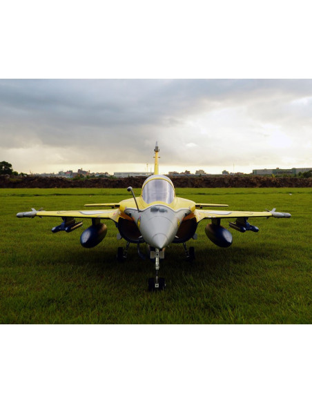 FMS Dassault Rafale turbine 80mm PNP + Gyro reflex