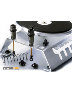 Carson Support montage voiture RC alu gris 2