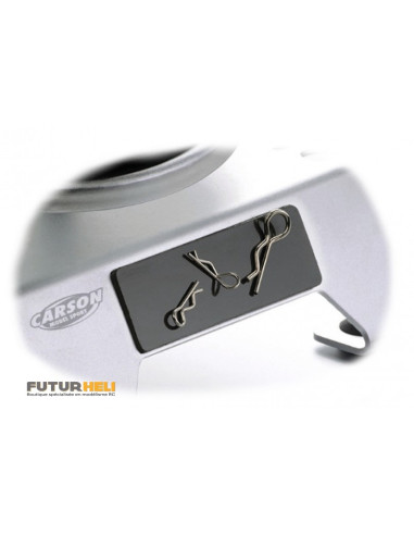 Carson Support montage voiture RC alu gris