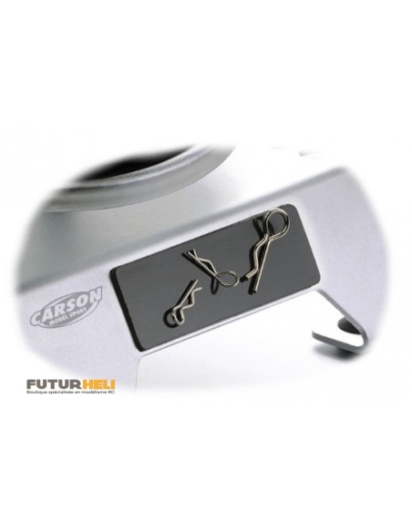 Carson Support montage voiture RC alu gris