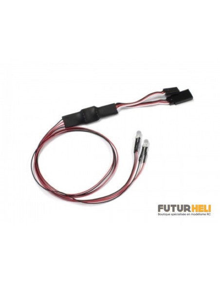 Kyosho eclairage led 5mm (x2) rouge 97054-2R-B