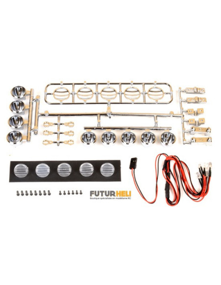 Rampe led Chromé pour Crawler ou camion RC T2M T422539