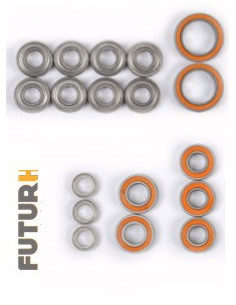 Kit roulement chassis M-05 (18p) T2M TR29