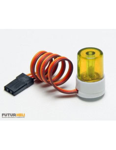 Gyrophare rouge 20 x 13 mm 7 choix de clignotements