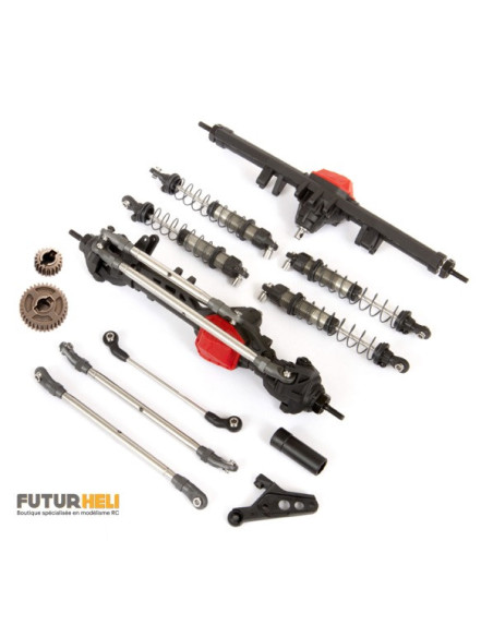 Axial option set essieux droits + accessoires pour SX10 III