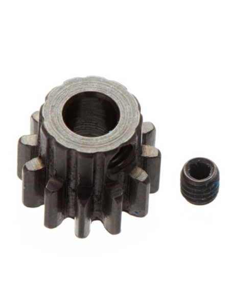 Pignon acier 12 dents module 1 pour axe moteur 5mm